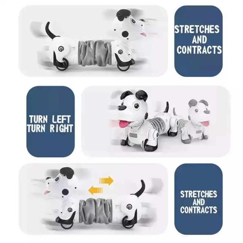 Intelligent Infrared Stretchable Smart Electric Robotic Dog Toy for Kids