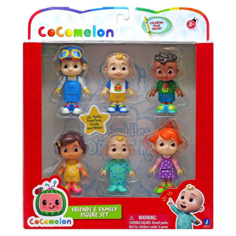 CoComelon Friends & Family 6-Figure Pack for Fun & Playful Adventures