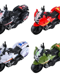 Intertia Police Motorcycle Toy For Kids
