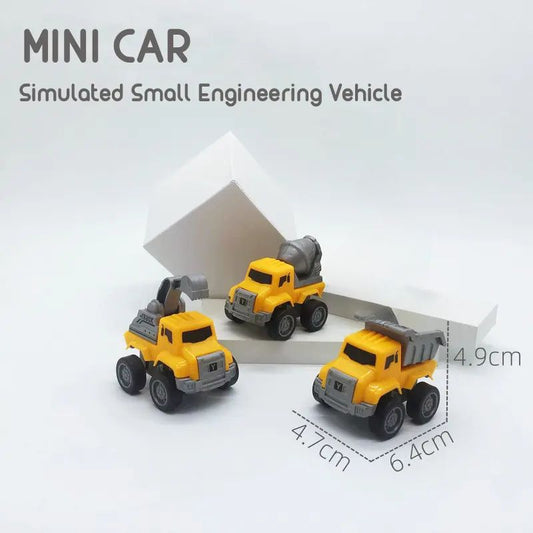 Pull Back Mini Construction Truck - 1 Pc