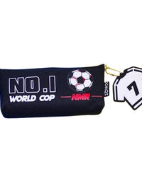 Soccer Pencil Case With T-shirt Keychain For Kids
