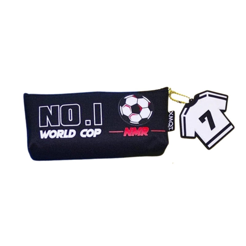 Soccer Pencil Case With T-shirt Keychain For Kids