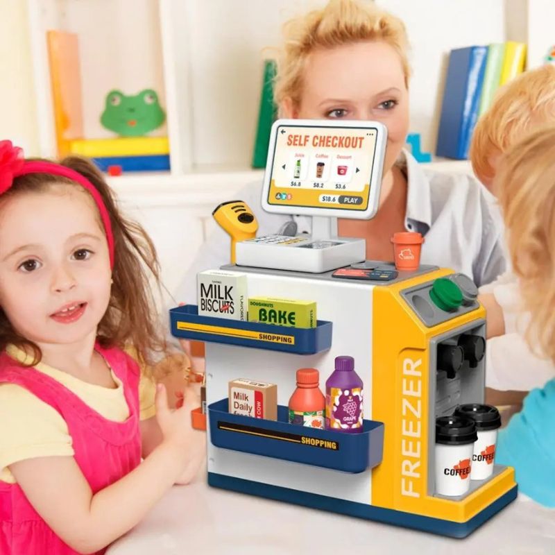 Tiny Shopkeeper Delight - Mini Supermarket Pretend Play Set