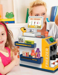 Tiny Shopkeeper Delight - Mini Supermarket Pretend Play Set
