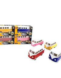 Diecast Bus Model Mini Car Toys For Kids
