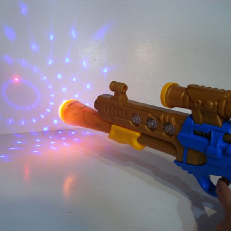 Space Model Musical Gun Toy With Light