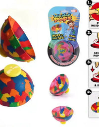 Hip Hop Pops Rubber Bouncing Ball
