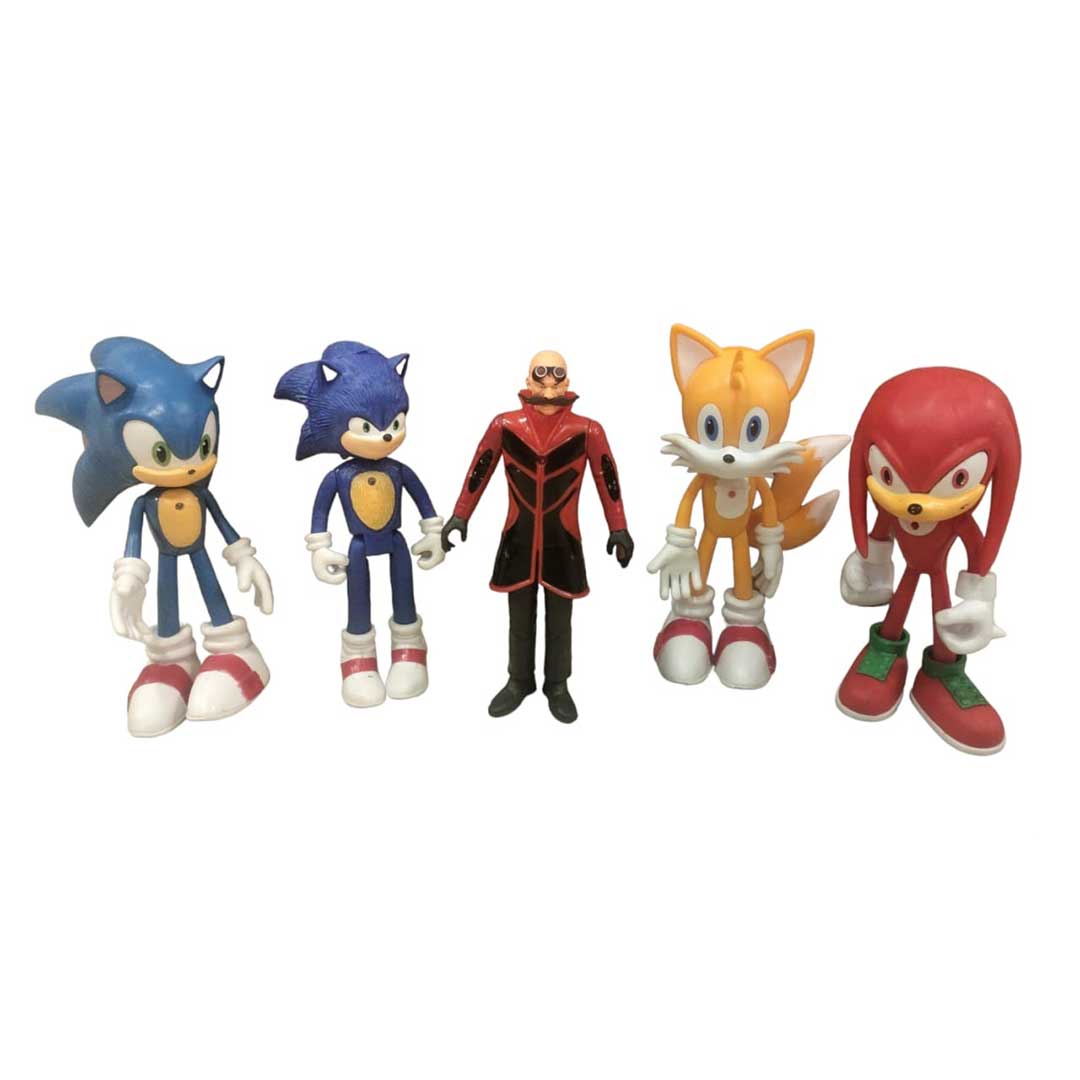 Sonic The Hedgehog Action Figures 5Pcs