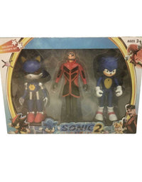 Sonic The Hedgehog Action Figures 3Pcs
