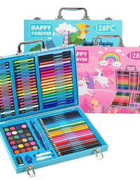 Happy Forever Drawing And Coloring Kit 128 Pcs
