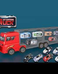 Multi-Functional Storage Container Truck With 6Pc Pullback Iron
