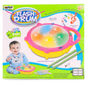 Electric Flash Drum With Light And Music Toy For Kids