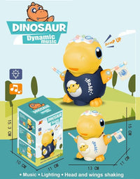 Musical Dinosaur Toy With Dynamic Lighting, Head And Wing Movements
