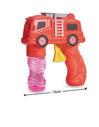 Fire Engine Bubble Gun Toy With Light And Sound
