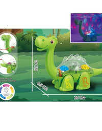 Battery Operated Cartoon Animal Toy With Light And Music
