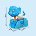 Battery Operated Cartoon Animal Toy With Light And Music