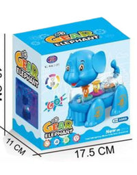 Battery Operated Cartoon Animal Toy With Light And Music
