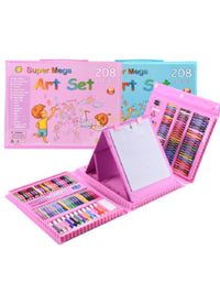 Portable Drawing Painting Art Set For Kids (208 Pcs)
