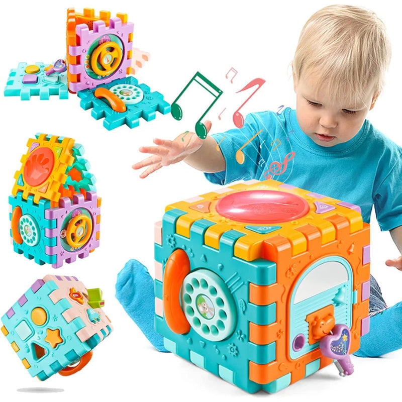 Huanger Musical Activity Cube For Kids