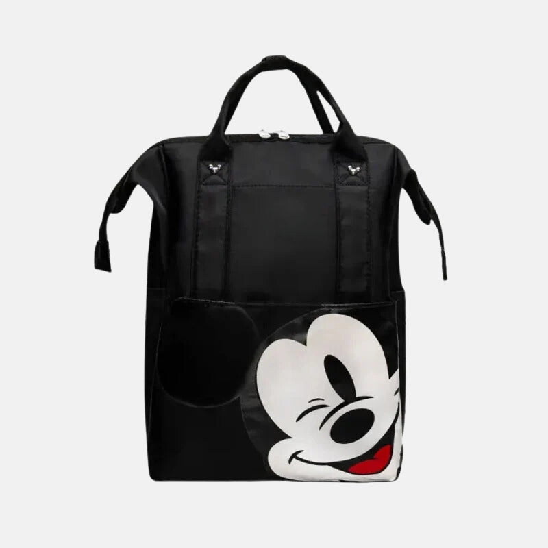 Hello Mickey Mouse Maternity Diaper Backpack - Black