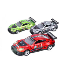 Diecast Pull Back Racing Sports Model Car Toy For Kids (1 Pcs)
