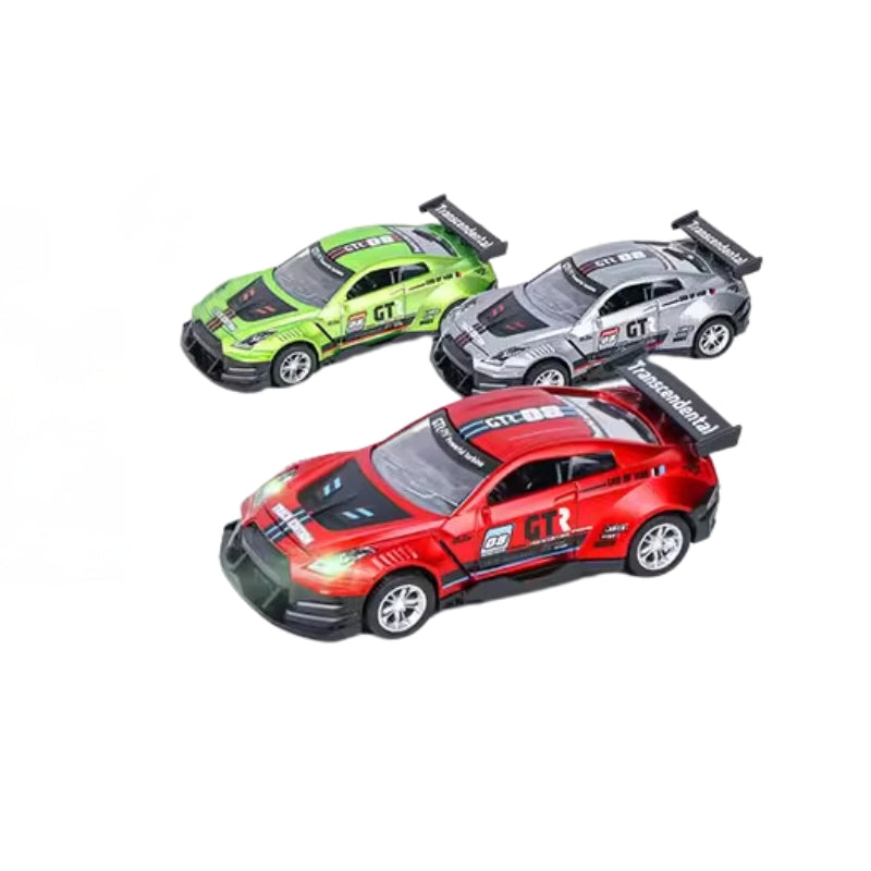 Diecast Pull Back Racing Sports Model Car Toy For Kids (1 Pcs)