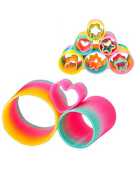 3 In 1 Rainbow Ring Toy For Kids (36 Pcs)
