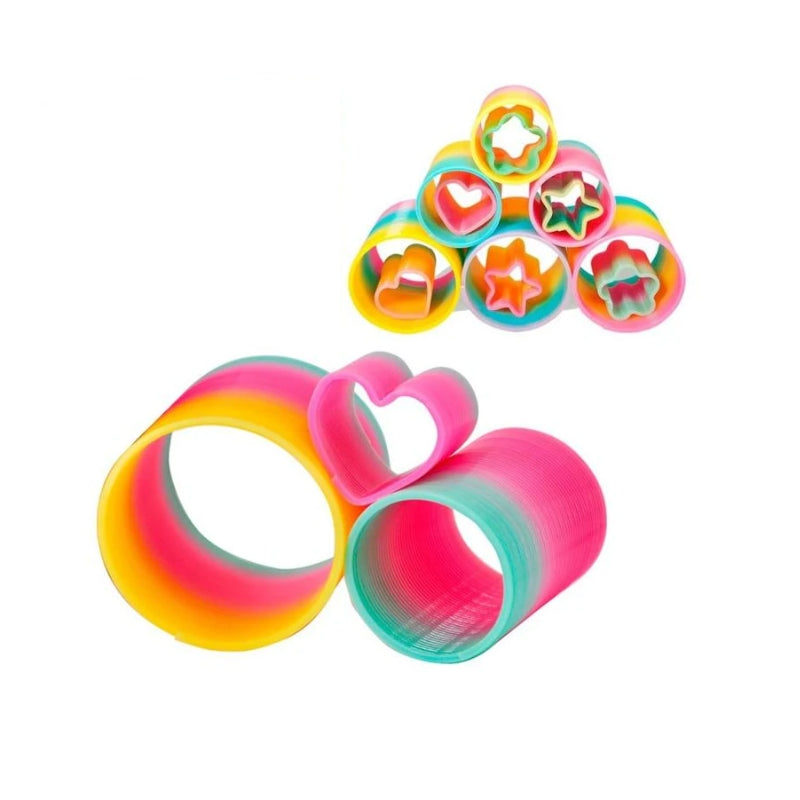 3 In 1 Rainbow Ring Toy For Kids (36 Pcs)