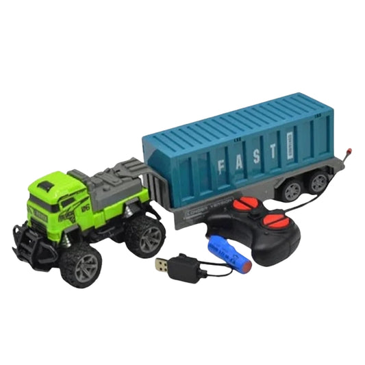 Remote Control Dump Truck With Lights Toy For Kids