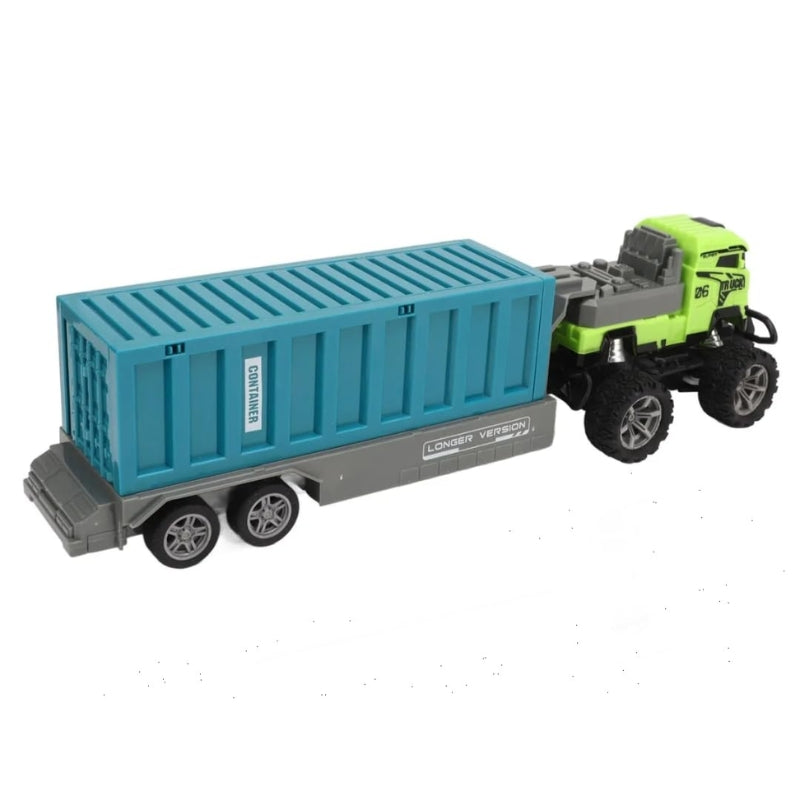 Remote Control Dump Truck With Lights Toy For Kids