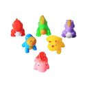 Soft Dinosaur Bath Toy For Kids (6 Pcs)