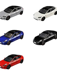 Diecast Tesla Alloy Model Car With Lights & Music For Kids
