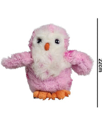 Cute Pink Owl Stuff Toy 22Cm Premium Pre-loved
