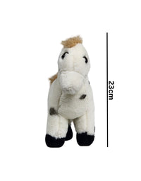 Adorable White Horse Stuff Toy 23Cm Premium Pre-loved
