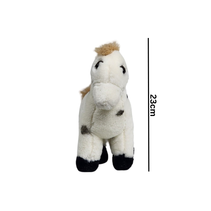 Adorable White Horse Stuff Toy 23Cm Premium Pre-loved