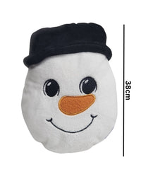 Cute Snow Man Face Stuff Toy 38Cm Premium Pre-loved
