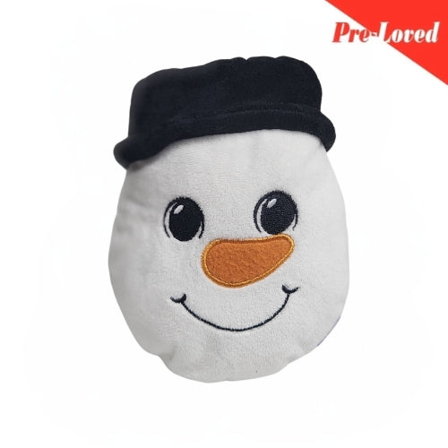 Cute Snow Man Face Stuff Toy 38Cm Premium Pre-loved