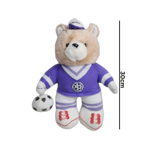 Foot Baller Bear Stuff Toy 30Cm Premium Pre-loved