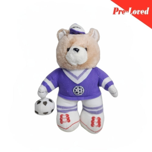 Foot Baller Bear Stuff Toy 30Cm Premium Pre-loved