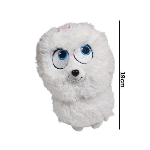 Cute White Dog Stuff Toy 19Cm Premium Pre-loved