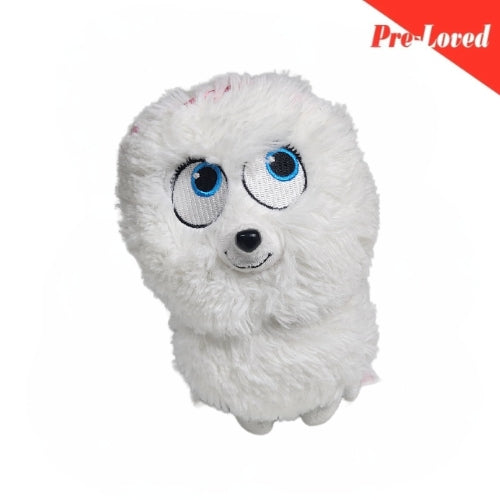 Cute White Dog Stuff Toy 19Cm Premium Pre-loved