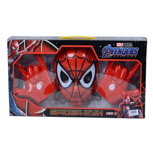 Spiderman Mask With Gloves For Kids