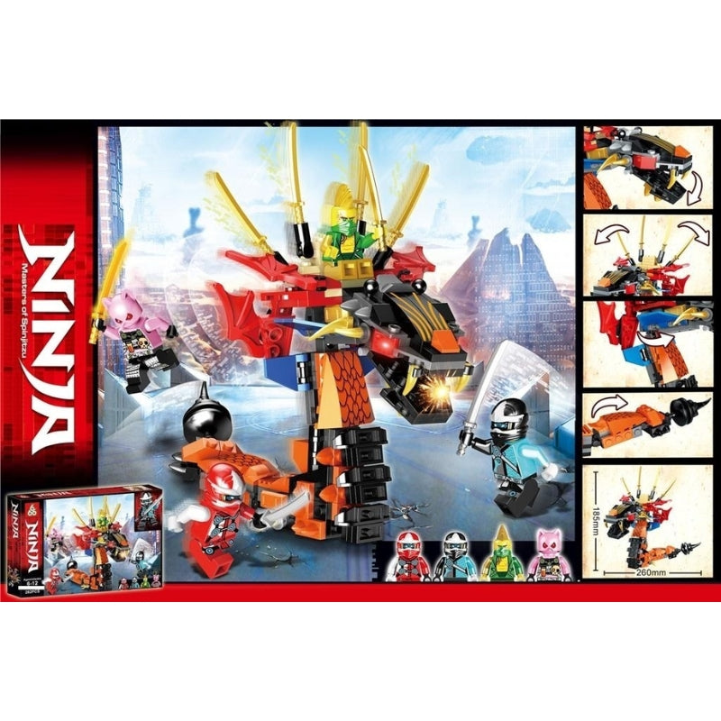 Ninja Fire Dagger Building Blocks Set For Kids