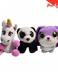 Dog/Panda/Unicorn Extra Soft Plush Toy Pack of 3 Premium Pre-loved
