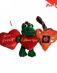 Heart/Frog/Heart Extra Soft Plush Toy Pack of 3 Premium Pre-loved
