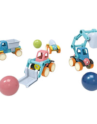 DIY Magnetic Construction Car Building Sticks Toy For Kids
