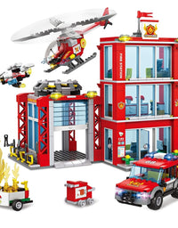 Lego City Fire Command Center Building Blocks Toy For Kids (784 Pcs)
