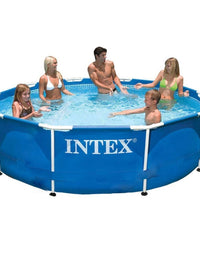 Intex Swimming Pool With Metal Construction For Kids (10x30)
