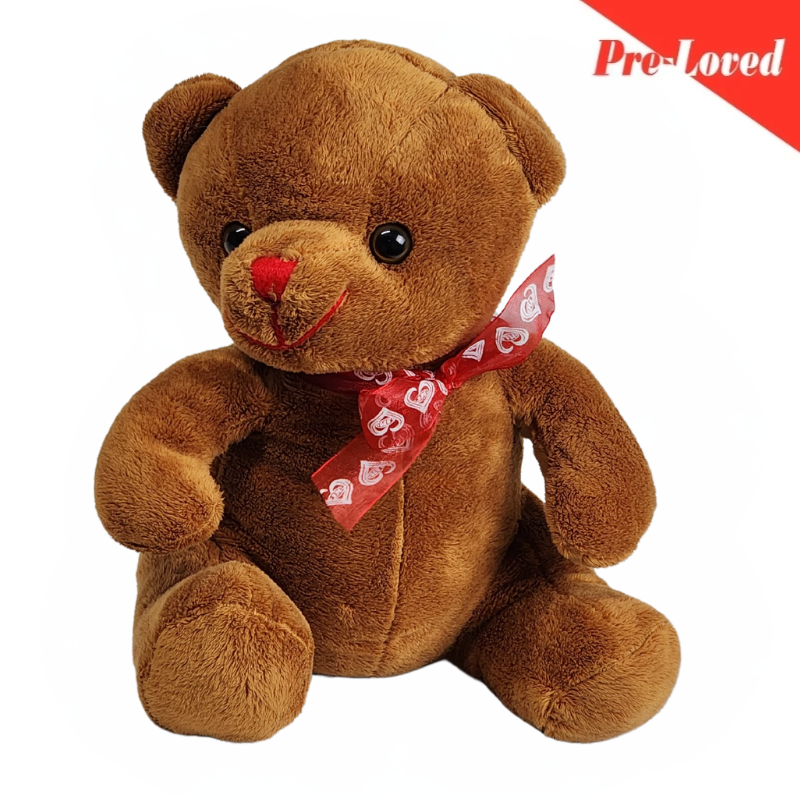 Charming Brown Teddy Bear  Stuff Toy 25Cm Premium Pre-loved