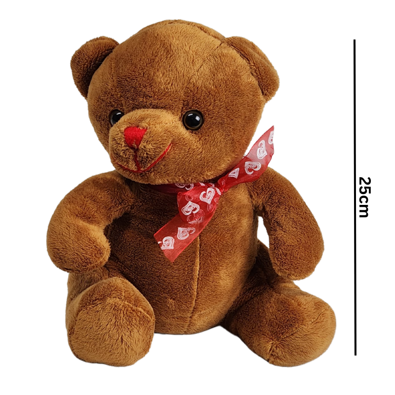 Charming Brown Teddy Bear  Stuff Toy 25Cm Premium Pre-loved